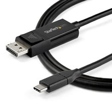 StarTech.com CDP2DP141MBD câble vidéo et adaptateur 1 m USB Type-C DisplayPort Noir StarTech.com