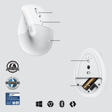 Logitech Lift for Business souris Droitier RF sans fil + Bluetooth Optique 4000 DPI Logitech