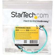StarTech.com A50FBLCLC1 câble de fibre optique 1 m LC OM3 Couleur aqua StarTech.com