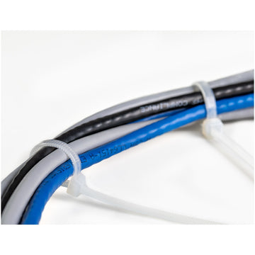 StarTech.com CBMZT8N serre-câbles Attache de câble détachable Nylon, Plastique Blanc 100 pièce(s)