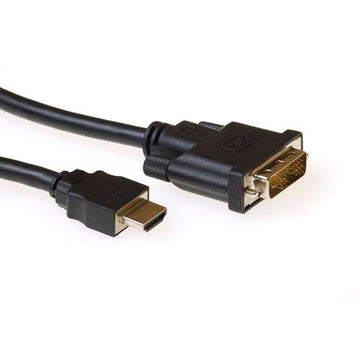 ACT AK3740 câble vidéo et adaptateur 2 m HDMI DVI-D Beige ACT