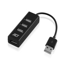 ACT AC6205 hub & concentrateur USB 2.0 480 Mbit/s Noir ACT