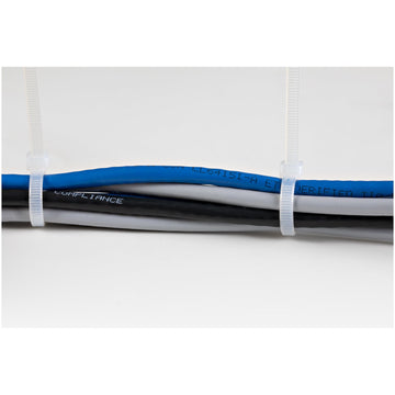 StarTech.com CBMZT8N serre-câbles Attache de câble détachable Nylon, Plastique Blanc 100 pièce(s)