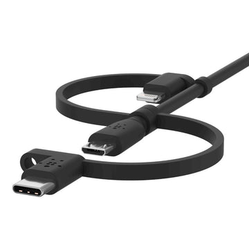 Belkin BOOST CHARGE câble USB 1 m USB A USB C/Micro-USB B/Lightning Noir Belkin