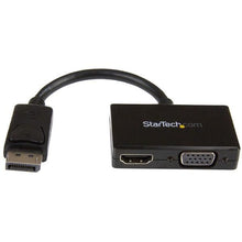 StarTech.com DP2HDVGA câble vidéo et adaptateur 0,15 m Noir StarTech.com