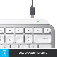 Logitech MX Keys Mini For Mac Minimalist Wireless Illuminated Keyboard clavier Bluetooth QWERTY Anglais Blanc