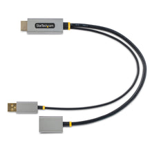 StarTech.com 128-HDMI-DISPLAYPORT câble vidéo et adaptateur 0,3 m HDMI Type A (Standard) Noir, Gris StarTech.com