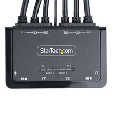 StarTech.com C2-DH46-UA2-CBL-KVM commutateur écrans, claviers et souris Noir