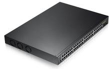 Zyxel GS1900-48HP Géré L2 Gigabit Ethernet (10/100/1000) Connexion Ethernet, supportant l'alimentation via ce port (PoE) Noir