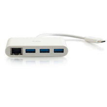 C2G 29746 station d'accueil USB 3.2 Gen 1 (3.1 Gen 1) Type-C Blanc
