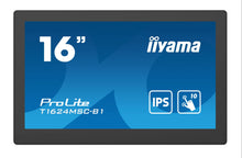iiyama T1624MSC-B1 Signage Display Écran plat interactif 39,6 cm (15.6") LCD 450 cd/m² Full HD Noir Écran tactile 24/7
