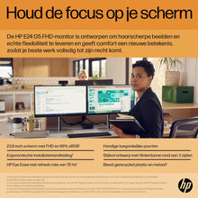 HP E-Series E24 G5 écran plat de PC 60,5 cm (23.8") 1920 x 1080 pixels Full HD LED Argent, Noir