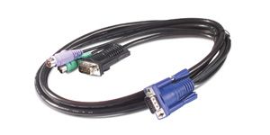 APC KVM PS/2 Cable - 3 ft (0.9 m) Noir 0,91 m APC