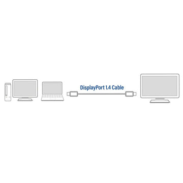 ACT AC4073 câble DisplayPort 2 m Noir ACT