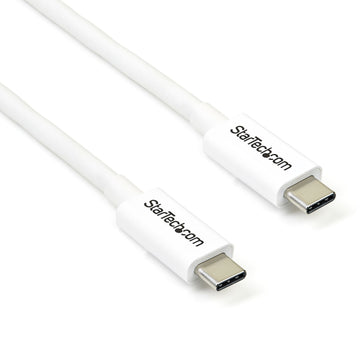 StarTech.com TBLT3MM2MW Câble Thunderbolt 2 m 20 Gbit/s Blanc