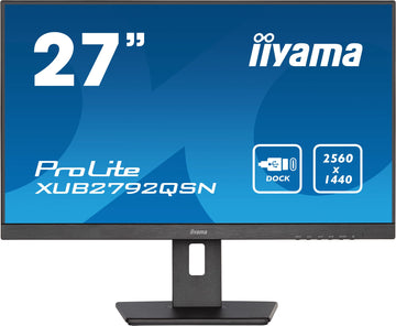 iiyama ProLite écran plat de PC 68,6 cm (27") 2560 x 1440 pixels Wide Quad HD LED Noir