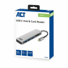 ACT AC7050 hub & concentrateur USB 3.2 Gen 1 (3.1 Gen 1) Type-C 5000 Mbit/s Noir, Gris ACT