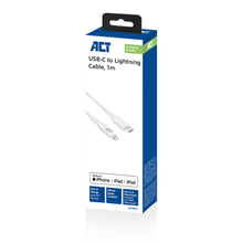 ACT AC3014 Câble Lightning 1 m Blanc ACT