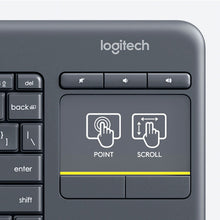 Logitech K400 Plus Tv clavier RF sans fil QWERTZ Suisse Noir Logitech