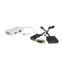 StarTech.com MDP2VGDVHDW câble vidéo et adaptateur 0,15 m Mini DisplayPort DVI-D + VGA (D-Sub) + HDMI Blanc StarTech.com