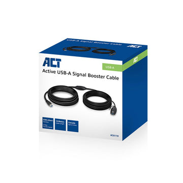ACT AC6110 câble USB 10 m USB 3.2 Gen 1 (3.1 Gen 1) USB A Noir ACT