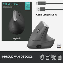 Logitech MX Vertical souris Droitier RF sans fil + Bluetooth Optique 4000 DPI Logitech