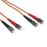 C2G 10m ST/ST LSZH Duplex 62.5/125 Multimode Fibre Patch Cable câble de fibre optique Orange C2G