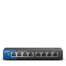 Linksys LGS108 Non-géré L2 Gigabit Ethernet (10/100/1000) Noir, Bleu
