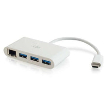 C2G 82409 station d'accueil USB 3.2 Gen 1 (3.1 Gen 1) Type-C Blanc