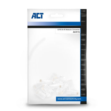 ACT AC4115 connecteur de fils RJ-45 Transparent ACT