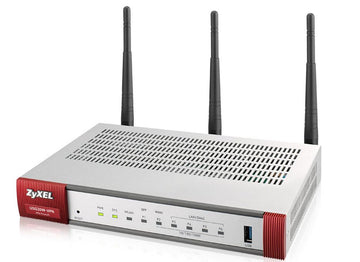 Zyxel USG20W-VPN-EU0101F wireless router Gigabit Ethernet Bi-bande (2,4 GHz / 5 GHz) 4G Gris, Rouge Zyxel
