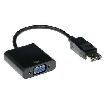 ACT AK3996 câble vidéo et adaptateur 0,15 m DisplayPort VGA Noir ACT