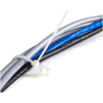 StarTech.com CBMZTS10N8 serre-câbles Attache de câble détachable Nylon Blanc 100 pièce(s)
