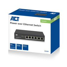 ACT AC4430 commutateur réseau Non-géré Fast Ethernet (10/100) Connexion Ethernet, supportant l'alimentation via ce port (PoE) Noir ACT