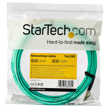 StarTech.com A50FBLCLC7 câble de fibre optique 7 m LC OM3 Couleur aqua