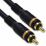 C2G 0.5m Velocity Digital Audio Coax Cable câble coaxial 0,5 m RCA Noir C2G