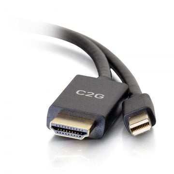 C2G 84436 câble vidéo et adaptateur 1,8 m Mini DisplayPort HDMI Noir