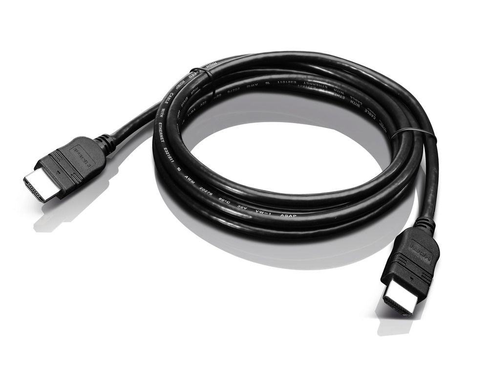 Lenovo 2.0m HDMI câble HDMI 2 m HDMI Type A (Standard) Noir Lenovo