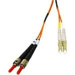 C2G 1m LC/ST LSZH Duplex 62.5/125 Multimode Fibre Patch Cable câble de fibre optique Orange C2G