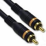 C2G 1m Velocity Digital Audio Coax Cable câble coaxial RCA Noir C2G