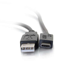 C2G 2m, USB2.0-C/USB2.0-A câble USB USB C USB A Noir C2G