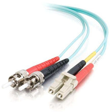 C2G 85545 câble de fibre optique 10 m LC ST OFNR Turquoise C2G