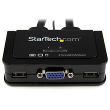 StarTech.com SV211USB commutateur écrans, claviers et souris Noir StarTech.com
