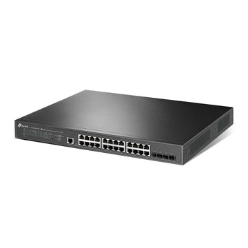 TP-Link JetStream TL-SG3428XPP-M2 commutateur réseau Géré L2+ 2.5G Ethernet (100/1000/2500) Connexion Ethernet, supportant l'alimentation via ce port (PoE) 1U Noir
