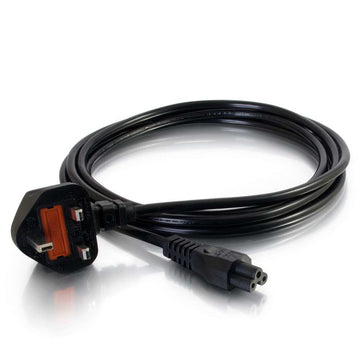 C2G 80601 câble électrique Noir 1 m Prise d'alimentation type G Coupleur C5
