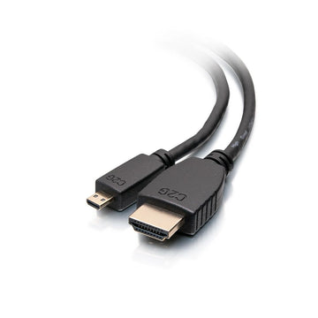 C2G 50616 câble HDMI 3 m HDMI Type A (Standard) HDMI Type D (Micro) Noir