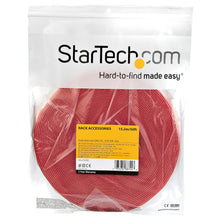 StarTech.com HKLP50RD serre-câbles Attache-câbles à crochets et à boucles Nylon Rouge 1 pièce(s)