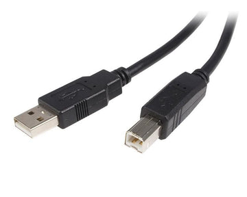 StarTech.com 0.5m, USB 2.0 A/USB 2.0 B, M/M câble USB 0,5 m USB A USB B Noir StarTech.com