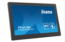 iiyama T1624MSC-B1 Signage Display Écran plat interactif 39,6 cm (15.6") LCD 450 cd/m² Full HD Noir Écran tactile 24/7