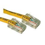 C2G Cat5E Crossover Patch Cable Yellow 1m câble de réseau Jaune C2G
